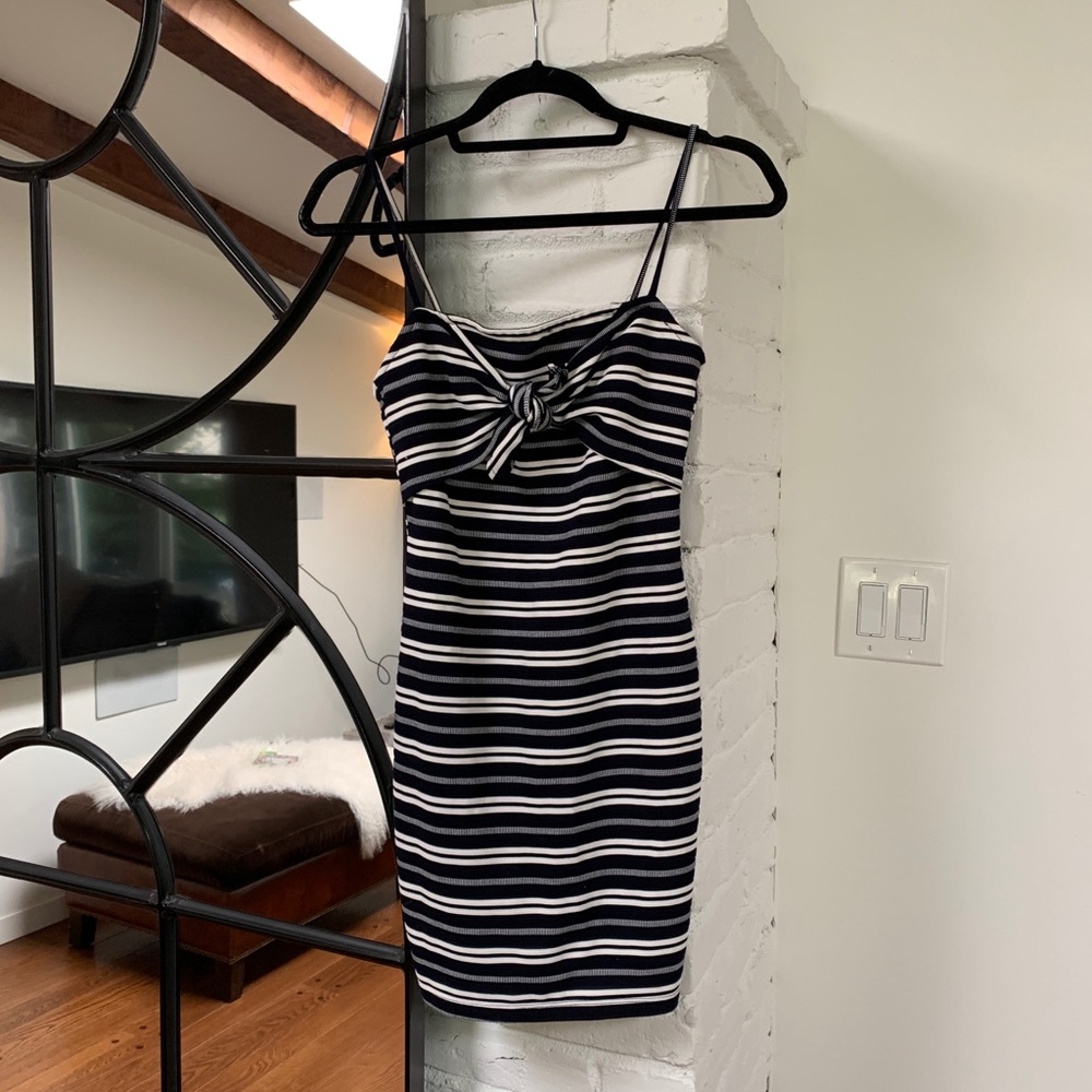 NWT Navy White Stripe Dress